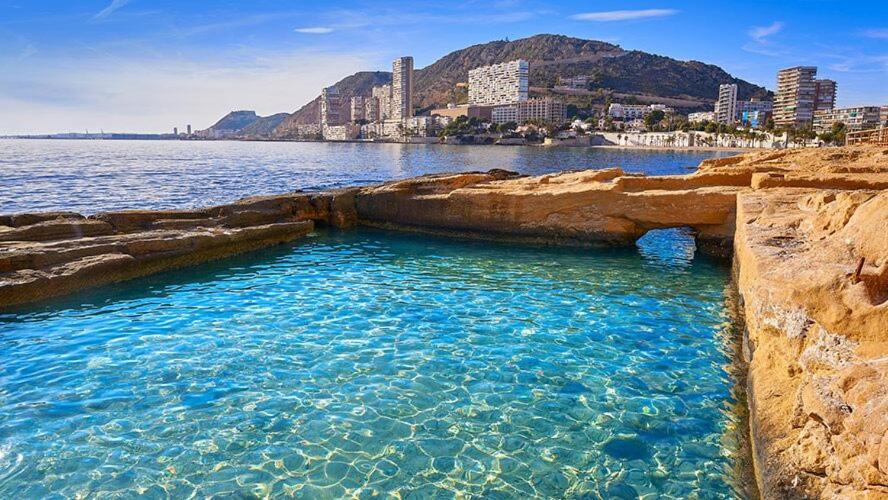 Apartamento En Playa De La Albufereta Alicante Esterno foto